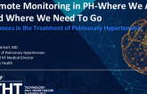 Remote Monitoring in PH: Where We Are and Where We Need to Go