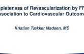 (TCT62019) Completeness of Revascularization by FFRCT: Association to Patient- and Vessel-Oriented Cardiac Outcomes