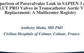 TCT 165: Comparison of Paravalvular Leak in SAPIEN 3 and EVOLUT PRO Valves in Transcatheter Aortic Valve Replacement: A Multicenter Registry