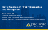 Session Introduction: Novel Frontiers in HFpEF Diagnostics and Management