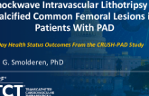 TCT 702: Shockwave Intravascular Lithotripsy in Calcified Common Femoral Lesions in Patients With Peripheral Arterial Disease: 30-Day Health Status Outcomes From CRUSH-PAD Trial