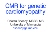 CMR in Genetic Cardiomyopathy