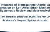 TCT 131: The Influence of Transcatheter Aortic Valve Implantation on Left Atrial Strain Mechanics: A Systematic Review and Meta-Analysis
