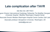 Late coronary obstruction after TAVR