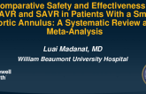 TCT 144: Comparative Safety and Effectiveness of TAVR and SAVR in Patients With a Small Aortic Annulus: A Systematic Review and Meta-Analysis