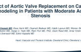 TCT 56: Impact of Aortic Valve Replacement on Cardiac Remodeling in Patients With Moderate Aortic Stenosis