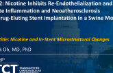 TCT 502: Nicotine Inhibits Re-Endothelialization and Promotes Inflammation and Neoatherosclerosis After Drug-Eluting Stent Implantation in a Swine Model