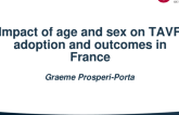 TCT 344: Impact of age and sex on TAVR adoption and outcomes in France