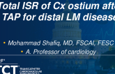 TCT 1124: PCI to Total ISR of Cx Ostium After TAP for Distal LM Disease