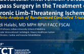 TCT 25: Endovascular Intervention Versus Bypass Surgery in the Treatment of Chronic Limb-Threatening Ischemia: A Meta-Analysis of Randomized Control Trials