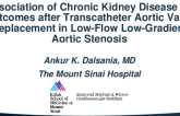 TCT 95: Association of Chronic Kidney Disease on Outcomes after Transcatheter Aortic Valve Replacement in Low-Flow Low-Gradient Aortic Stenosis