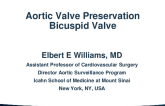 Aortic Valve Preservation – Bicuspid Valve
