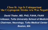 Close It:  Age Is Unimportant if the Cryptogenic Stroke w/u Was Negative