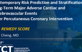 TCT 173: Contemporary Risk Prediction and Stratification of Long-Term Major Adverse Cardiac and Cerebrovascular Events After Percutaneous Coronary Intervention: The REMEDY Score