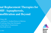 Renal Replacement Therapies for ADHF: Aquaphoresis, Hemofiltration and Beyond