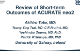 TCT 261: Review of Short-term Outcomes of ACURATE neo2