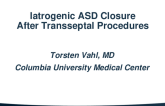 Iatrogenic ASD Closure after Transseptal Procedures