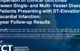 TCT 821: Comparison of Clinical Outcomes Between Single- and Multi- Vessel Disease in Patients Presented With ST-Elevation Myocardial Infarction: 10-Year Follow-up Results