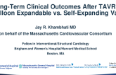 TCT 416: Long-Term Clinical Outcomes After Transcatheter Aortic Valve Replacement With Balloon-Expandable Versus Self-Expanding Valves