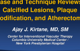 Case and Technique Reviews: Calcified Lesions, Plaque Modification, and Coronary Atherectomy