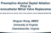 Alcohol Septal Ablation prior to Transcatheter Mitral Valve Replacement with both Dedicated and Balloon-Expandable Devices