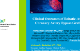 TCT 1: Clinical Outcomes of Robotic-Assisted Coronary Artery Bypass Grafting