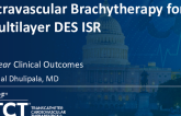 TCT 490: Intravascular Brachytherapy for Multilayer In-Stent Restenosis: 3-Year Clinical Outcomes
