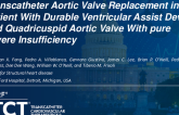 TCT 1521: Transcatheter Aortic Valve Replacement in a Patient With Durable Ventricular Assist Device and Quadricuspid Aortic Valve With Severe Insufficiency