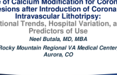 Coronary intravascular lithotripsy in the United States: Trends, Hospital Variation, and Predictors of Use After Commercial Introduction; Insights From the ACC NCDR CathPCI Registry
