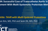TCT 1294: Successful Case of Transcatheter Aortic Valve Replacement With Multi-Systematic Protection Methods