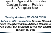 TCT 21: Impact of Age and Aortic Valve Calcium Score on Relative SAVR Implant Size 