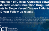 TCT 261: Comparison of Clinical Outcomes Between First- and Second-Generation Drug-Eluting Stents in Single Vessel Disease Patients up to 10-Year Follow-up Results
