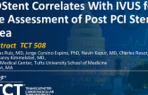 TCT 508: 3D Stent Correlates With IVUS for the Assessment of Post PCI Stent Area