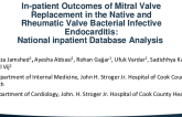 In-Patient Outcomes of MVR in the Native vs Rheumatic Valve Bacterial Infective Endocarditis: A National Database Analysis 