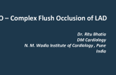 TCT 1252: Total Flush Occlusion- LAD: Antegrade Approach With Use of Dual Lumen Micro Catheter in Case of Total Occlusion of Ostial LAD
