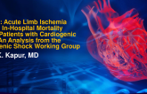 TCT 694: Acute Limb Ischemia Doubles In-Hospital Mortality Among Patients with Cardiogenic Shock: An Analysis from the Cardiogenic Shock Working Group