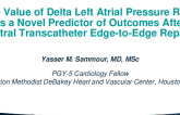The Value of Delta Left Atrial Pressure Ratio as a Novel Predictor of Outcomes After Mitral Transcatheter Edge-to-Edge Repair