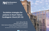 Discuss Escalation Strategies for Patients in HF-CS