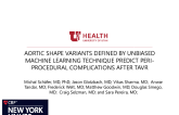 Aortic Shape Variants Defined by Unbiased Machine Learning Technique Predict Complications in Transcatheter Aortic Valve Replacement