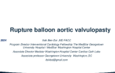 Extraction of Irretrievable Ruptured Balloon During Balloon Aortic Valvuloplasty Using a Bailout Technique
