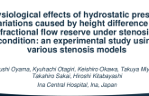 TCT 720: Physiological Effects of Hydrostatic Pressure Variations Caused by Height Difference on Fractional Flow Reserve Under Stenosis Condition: An Experimental Study Using Various Stenosis Models