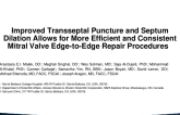 Improved Transseptal Puncture and Septum Dilation Allows for More Efficient and Consistent Mitral Valve Edge-to-Edge Repair Procedures