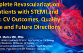 Complete Revascularization in Patients With STEMI and MVD: CV Outcomes, Quality of Life, and Future Directions