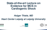 State-of-the-art Lecture on Evidence for MCS in Cardiogenic Shock