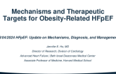 Mechanisms and Therapeutic Targets for Obesity-Related HFpEF