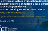 TCT 199: Left Ventricular Systolic Dysfunction Detection by Artificial Intelligence Enhanced 6-Lead Portable Electrocardiogram Device: A Prospective Single-Center Cohort Study