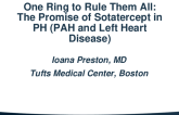 One Ring to Rule Them All: The Promise of Sotatercept in PH (PAH and Left Heart Disease)