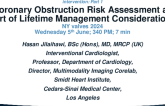 Coronary Obstruction Risk Assessment as Part of Lifetime Management Considerations