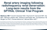 TCT 481: Renal Artery Imaging Through Long-Term Follow-Up Following Radiofrequency Renal Denervation: Results From the SPYRAL Clinical Trial Program