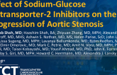 TCT 187: Effect of Sodium-Glucose Cotransporter-2 Inhibitors on the Progression of Aortic Stenosis
